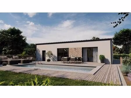 terrain avec maison neuve à vendre