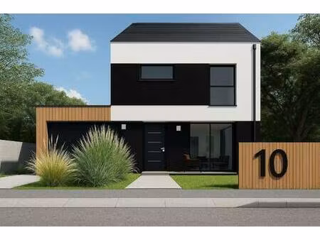 terrain avec maison neuve à vendre