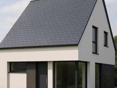 terrain avec maison neuve à vendre