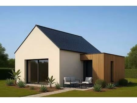 terrain avec maison neuve à vendre