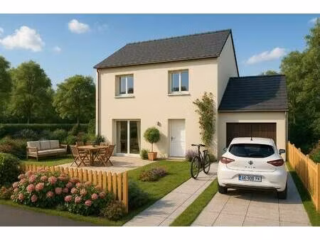 terrain avec maison neuve à vendre