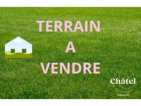 terrain constructible à vendre