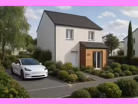 terrain avec maison neuve à vendre