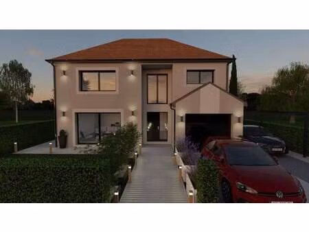 terrain avec maison neuve à vendre