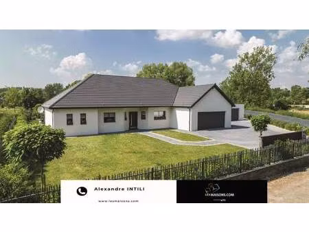 terrain avec maison neuve à vendre