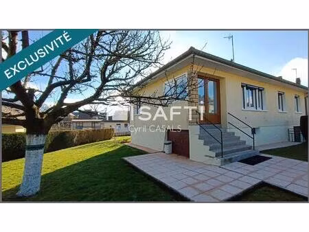 charmante maison mitoyenne de 82 m2 sur sous sol complet avec 3 chambres