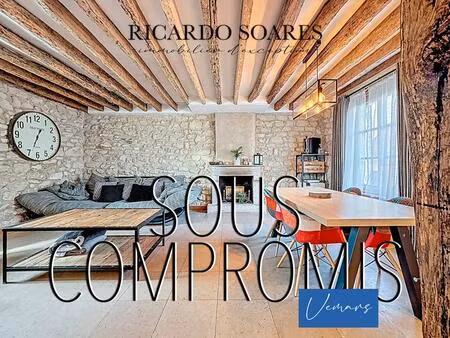 vemars 95470 - maison de caractère en pierres / 3 chambres / grenier aménageable / jardin 