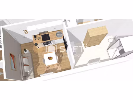 vente appartement 1 pièce 17 m² fort-mahon-plage (80120)