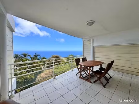 location les avirons t2 meublé vue mer