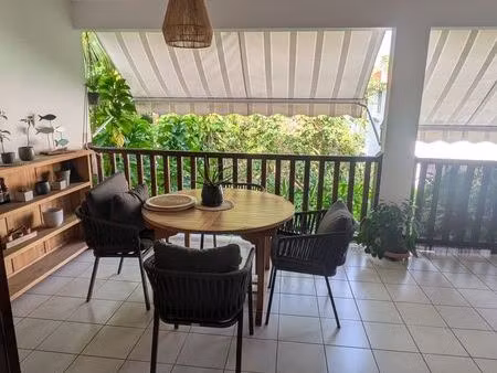 appartement f3 meublé anse a l'ane à louer à l'année