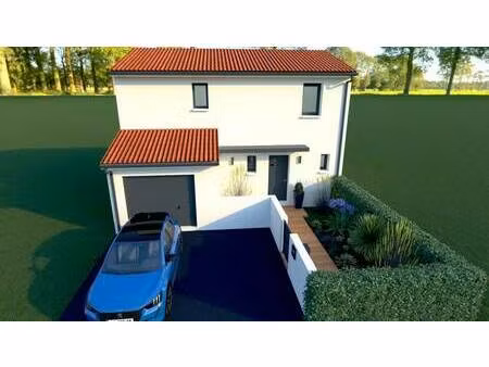 terrain avec maison neuve à vendre