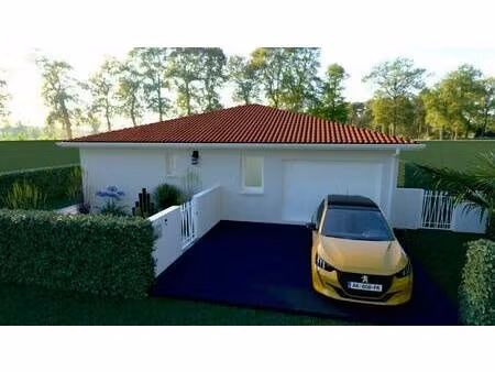 terrain avec maison neuve à vendre