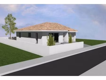terrain avec maison neuve à vendre