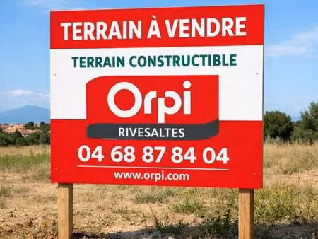 terrain constructible à vendre