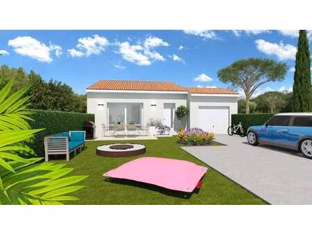 terrain avec maison neuve à vendre