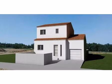 terrain avec maison neuve à vendre