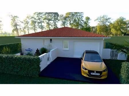 terrain avec maison neuve à vendre