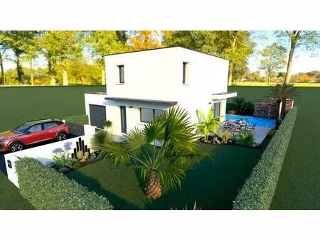 terrain avec maison neuve à vendre