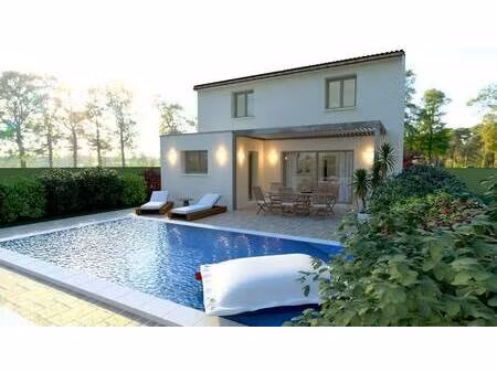 terrain avec maison neuve à vendre