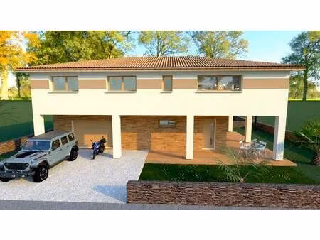 terrain avec maison neuve à vendre