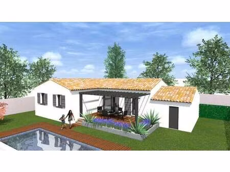 terrain avec maison neuve à vendre