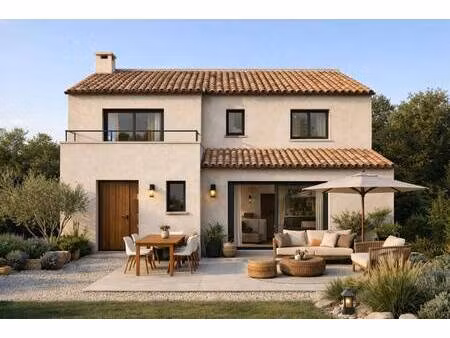 terrain avec maison neuve à vendre