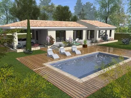 terrain avec maison neuve à vendre