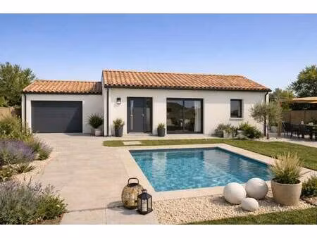 terrain avec maison neuve à vendre