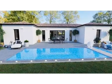 terrain avec maison neuve à vendre