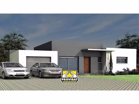 terrain avec maison neuve à vendre