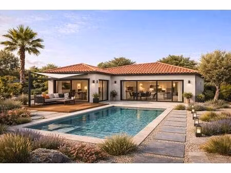 terrain avec maison neuve à vendre