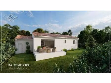 terrain avec maison neuve à vendre