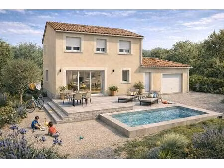 terrain avec maison neuve à vendre