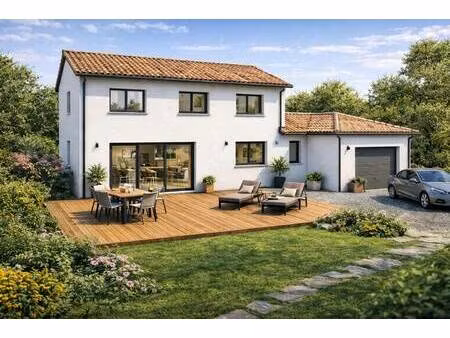 terrain avec maison neuve à vendre