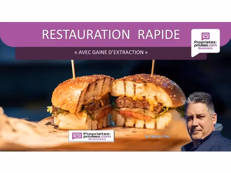 69330 meyzieu - restauration rapide  snack 50 m²