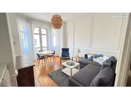 appartement t3 meublé- 72 m² - nice carre d’or
