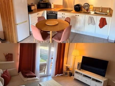 appartement 58 m² – rez de jardin – 2 chambres – terrasse + jardin – parking – tours nord