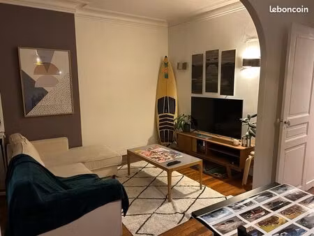 à louer - 2 pièces 43 m2 ménilmontant / parmentier - bail meublé