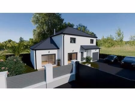 terrain avec maison neuve à vendre