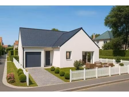 terrain avec maison neuve à vendre