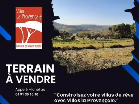 terrain 1 499 m² la bouilladisse