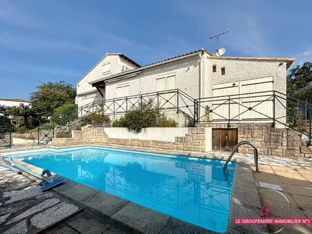 vente / achat  villa traditionnelle t5  jardin  piscine  garage  pignan proche...