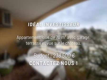 appartement avec terrasse et garage à vendre à vaison-la-romai