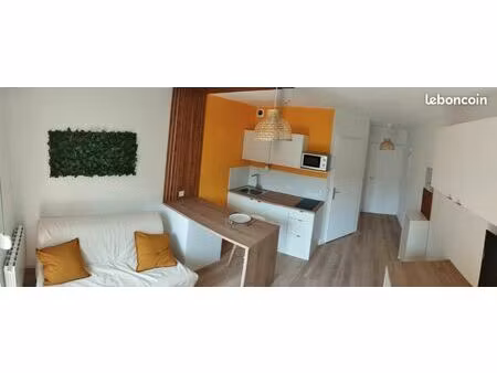 studio meublé rénové avec parking
