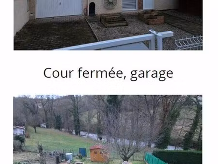 loue maison avec terrain et garage