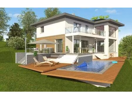 terrain avec maison neuve à vendre