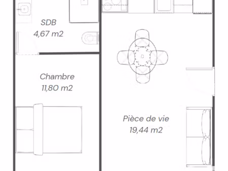 vente appartement 2 pièces