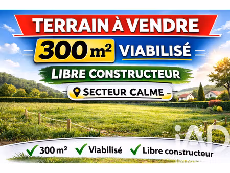 vente terrain 300 m² talence (33400)