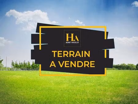 terrain constructible à vendre