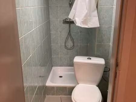studio avec salle de douche dans un immeuble en colocation